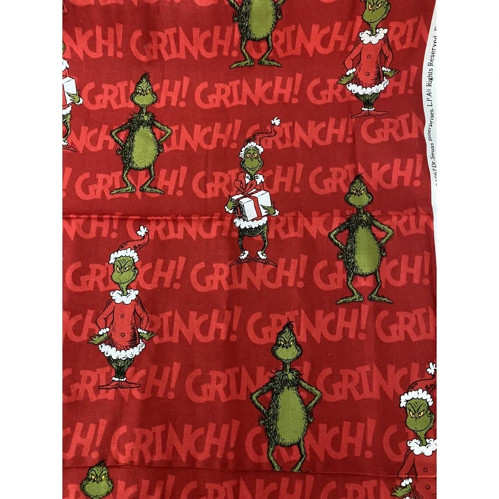 Fabric Dr. Seuss How The Grinch Stole Christmas 44